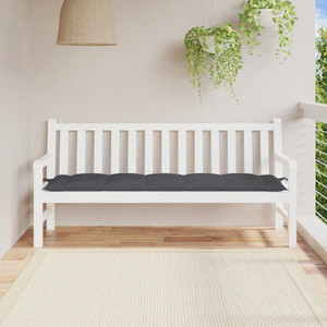 Garden Bench Cushion Anthracite Oxford fabric (100% polyester) A949-314968 Garden Bench Cushion Anthracite Oxford fabric (100% polyester) A949-314968
