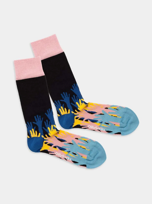 Handcrafted Chaos Winter Socks