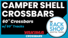 Yakima Camper Shell Complete Roof Rack System | 60-Inch Tracks + 60-Inch Load Bars