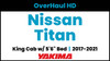 Nissan Titan King Cab - 5'6" Bed | Yakima OverHaul HD Complete Bed Rack | 2017-2021