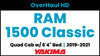 RAM 1500 Classic Quad Cab - 6'4" Bed | Yakima OverHaul HD Complete Bed Rack | 2019-2021