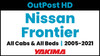 2005-2021 Nissan Frontier | Yakima OutPost HD Complete Bed Rack | Towers & Bars