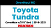 Toyota Tundra CrewMax - 5'6" Bed | Yakima OverHaul HD Complete Bed Rack | 2014-2021