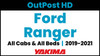 2019-2021 Ford Ranger | Yakima OutPost HD Complete Bed Rack | Towers & Bars