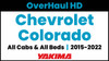 2015-2022 Chevrolet Colorado | Yakima OverHaul HD Complete Truck Bed Rack | Towers & Bars