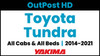 2014-2021 Toyota Tundra | Yakima OutPost HD Complete Bed Rack | Towers & Bars