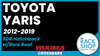 2012-2019 Toyota Yaris 5DR Hatchback (bare roof) Yakima Crossbar Complete Roof Rack