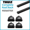 Thule Raised Rail Evo SQUAREBAR Evo Complete Roof Rack