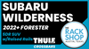 2022 Subaru Forester WILDERNESS (w/raised rails) Thule Crossbar Complete Roof Rack