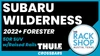 2022 Subaru Forester WILDERNESS (w/raised rails) Thule Crossbar Complete Roof Rack