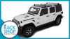 2018-2025 Jeep Wrangler JL 2DR Rain Gutter Vortex Aero Complete Roof Rack