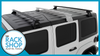 2018-2025 Jeep Wrangler JL 2DR Rain Gutter Vortex Aero Complete Roof Rack
