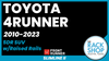 2010-2023 Toyota 4Runner Front Runner 3/4 Slimline ll Roof Rack Kit
