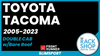 2005-2023 Toyota Tacoma Double Cab Front Runner Slimsport Roof Rack Kit