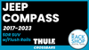 2017-2023 Jeep Compass (w/flush rails) Thule Crossbar Complete Roof Rack