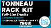 Thule Rapid Podium ProBar Evo Tonneau Rack | Full Size Thule Rapid Podium ProBar Evo Tonneau Rack | Full Size