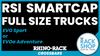 Rhino-Rack RSI SMARTCAP Vortex Crossbar Complete Rack | Full-Size Trucks