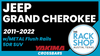 2011-2022 Jeep Grand Cherokee (w/metal flush rails) Yakima Crossbar Complete Roof Rack
