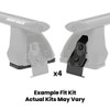 2019-2025 GMC Sierra 1500 Crew Cab Pioneer Platform RLKVA Leg Complete Roof Rack | 60 x 56