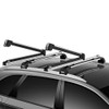 Thule SnowPack Extender 6 Ski or4 Snowboard Mount | Silver