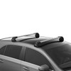 Thule Fixpoint SILVER WingBar Edge Crossbar Complete Roof Rack | Fixed Points
