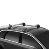 Thule Flush Rail SILVER WingBar Edge Crossbar Complete Roof Rack | Flush Rails