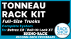 2022-2024 Toyota Tundra TRD PRO Short Bed Rhino-Rack Quick Mount Reconn-Deck Bar Tonneau Rack w/Locks | Full Size