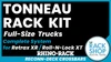 2022-2024 Toyota Tundra TRD PRO Short Bed Rhino-Rack Quick Mount Reconn-Deck Bar Tonneau Rack w/Locks | Full Size