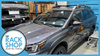2022-2025 Subaru Outback Wilderness (w/raised rails) Thule EDGE Crossbar Complete Roof Rack