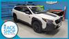 2022-2024 Subaru Outback WILDERNESS (w/raised rails) Thule Crossbar Complete Roof Rack