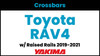 Toyota RAV4 Yakima Crossbar Complete Roof Rack | 2019-2021