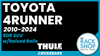 2010-2024 Toyota 4Runner (w/raised rails) Thule 50" Crossbar Complete Roof Rack
