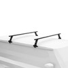 2018-2025 Jeep Wrangler Unlimited 4DR (JL) w/One-Touch Sky Roof Thule Crossbar Complete Roof Rack
