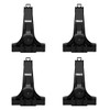 2018-2025 Jeep Wrangler Unlimited 4DR (JL) w/One-Touch Sky Roof Thule Crossbar Complete Roof Rack