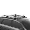 2025 Subaru Forester Wilderness (w/raised rails) Thule EDGE Crossbar Complete Roof Rack