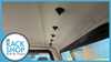 2019-2025 RAM 1500 w/Leer Topper Rhino-Rack Vortex RLT600 Roof Rack on Leer Cap