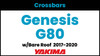 Genesis G80 Yakima Crossbar Complete Roof Rack | 2017-2020