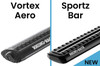 Rhino-Rack Sportz Bar BLACK | 50" | Set of 3