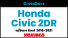Honda Civic 2DR Yakima Crossbar Complete Roof Rack | 2016-2021