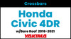 Honda Civic 4DR Yakima Crossbar Complete Roof Rack | 2016-2021