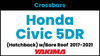 Honda Civic 5DR (Hatchback) Yakima Crossbar Complete Roof Rack | 2017-2021