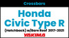 Honda Civic Type R 5DR (Hatchback) Yakima Crossbar Complete Roof Rack | 2017-2021