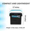 RinseKit PRO 3.5 Gallon Battery Powered Portable Shower