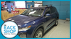 2019-2023 Hyundai Santa Fe (w/bare roof) Yakima Crossbar Complete Roof Rack