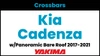 Kia Cadenza w/Panoramic Roof Yakima Crossbar Complete Roof Rack | 2017-2021