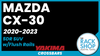 2020-2023 Mazda CX-30 (w/flush rails) Yakima Crossbar Complete Roof Rack
