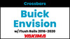 Buick Envision (w/flush rails) Yakima Crossbar Complete Roof Rack | 2016-2020