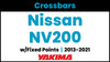 Nissan NV200 (w/fixed points) Yakima Crossbar Complete Roof Rack | 2013-2021