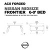 Nissan Frontier - 6ft Bed | Leitner ACS FORGED Bed Rack | 2005-2021