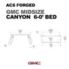 GMC Canyon - 6ft Bed | Leitner ACS FORGED Bed Rack | 2015-2021
